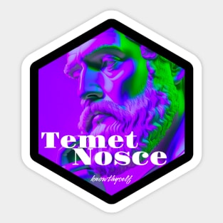 Temet Nosce Sticker